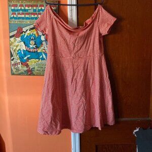 Off the shoulder dress